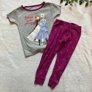 Carter’s x Disney Frozen II Toddler Pajama Set 3T | Short Sleeve PJs VGUC